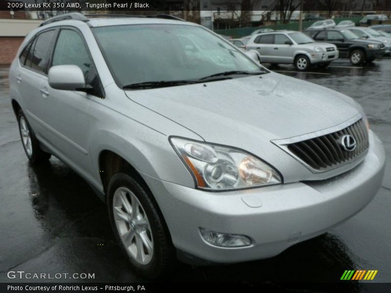 Tungsten Pearl / Black 2009 Lexus RX 350 AWD