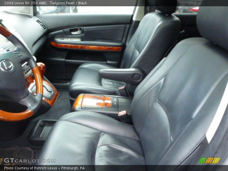 Tungsten Pearl / Black 2009 Lexus RX 350 AWD
