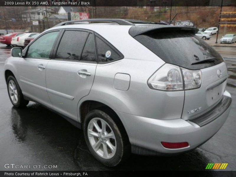 Tungsten Pearl / Black 2009 Lexus RX 350 AWD