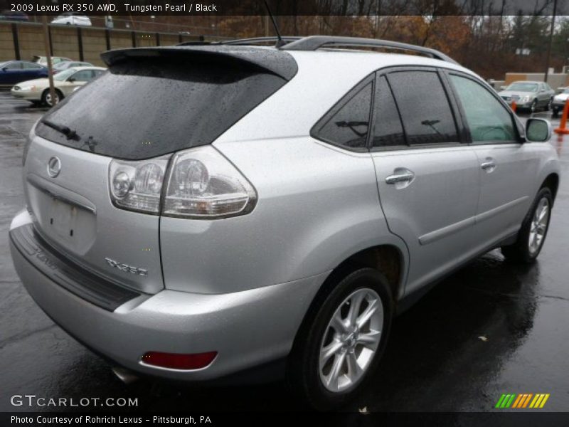 Tungsten Pearl / Black 2009 Lexus RX 350 AWD