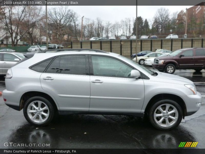 Tungsten Pearl / Black 2009 Lexus RX 350 AWD