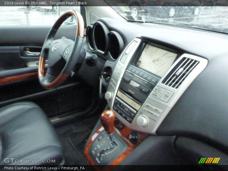Tungsten Pearl / Black 2009 Lexus RX 350 AWD