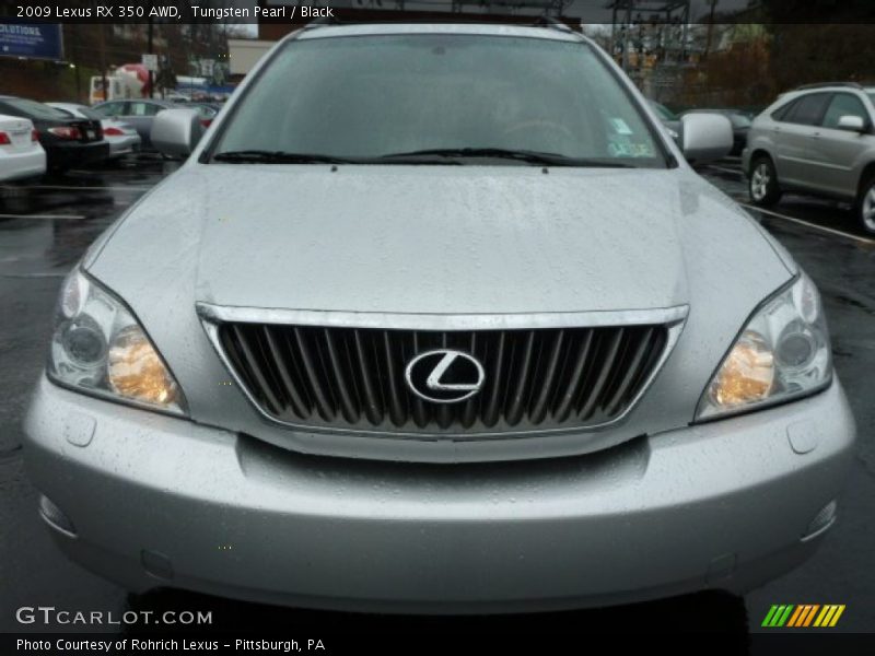 Tungsten Pearl / Black 2009 Lexus RX 350 AWD