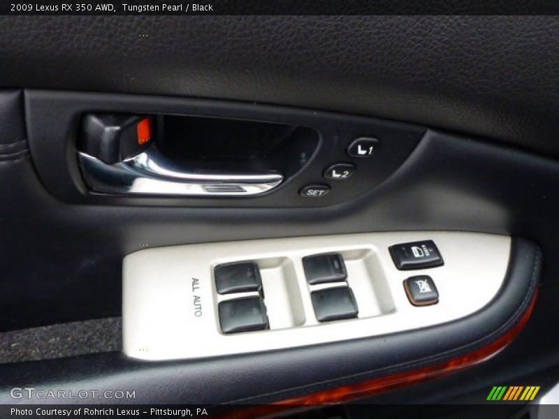 Tungsten Pearl / Black 2009 Lexus RX 350 AWD