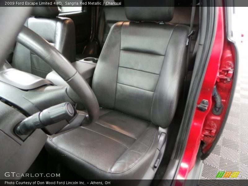 Sangria Red Metallic / Charcoal 2009 Ford Escape Limited 4WD