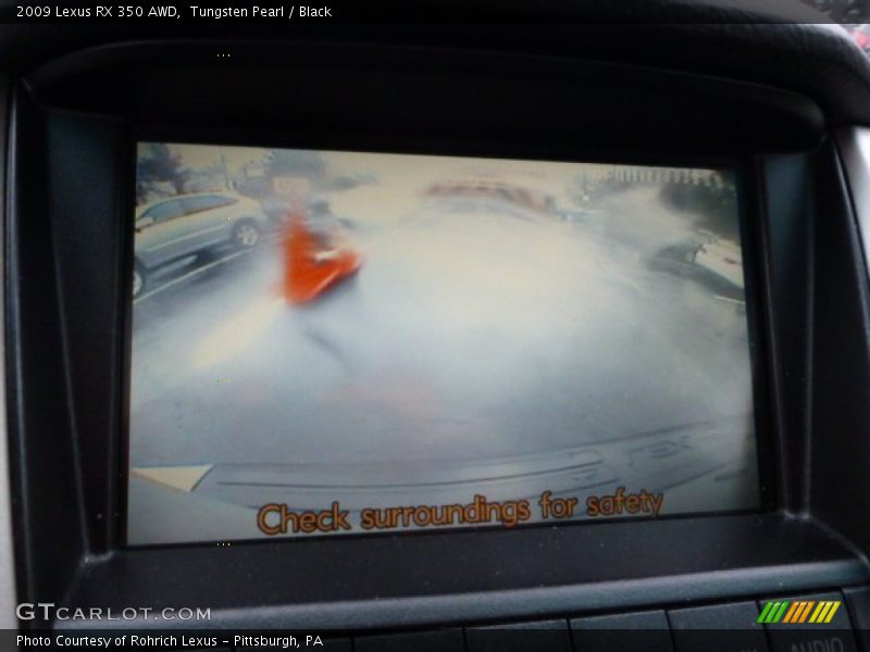 Tungsten Pearl / Black 2009 Lexus RX 350 AWD