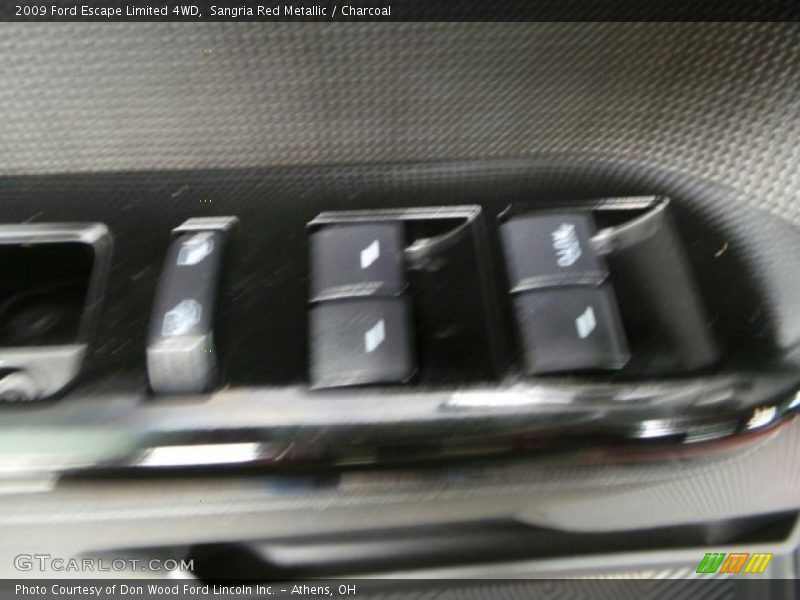 Sangria Red Metallic / Charcoal 2009 Ford Escape Limited 4WD