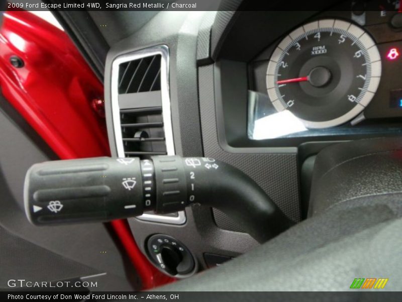 Sangria Red Metallic / Charcoal 2009 Ford Escape Limited 4WD