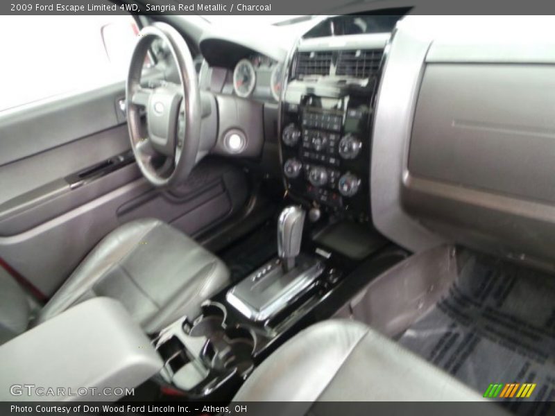 Sangria Red Metallic / Charcoal 2009 Ford Escape Limited 4WD