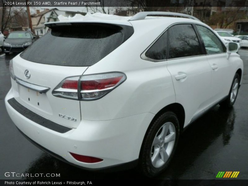 Starfire Pearl / Parchment 2014 Lexus RX 350 AWD