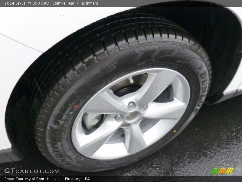 Starfire Pearl / Parchment 2014 Lexus RX 350 AWD