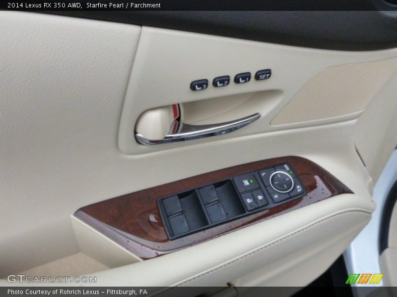 Starfire Pearl / Parchment 2014 Lexus RX 350 AWD