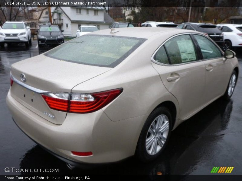 Satin Cashmere Metallic / Parchment 2014 Lexus ES 350