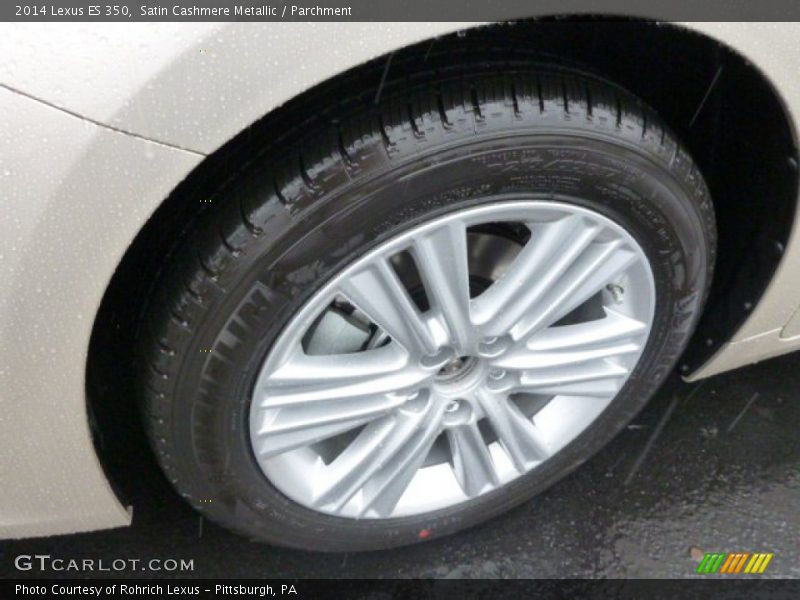 Satin Cashmere Metallic / Parchment 2014 Lexus ES 350