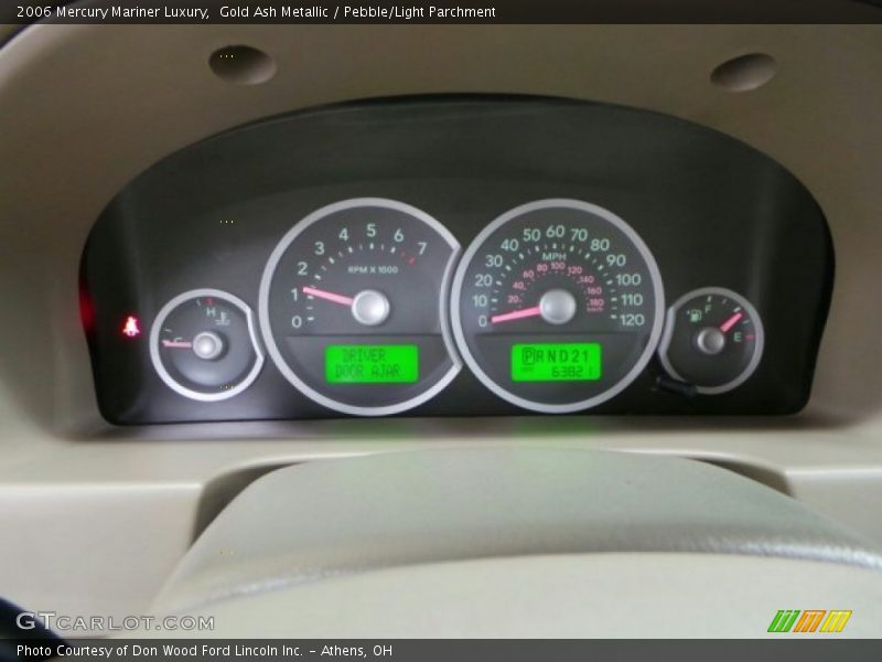 Gold Ash Metallic / Pebble/Light Parchment 2006 Mercury Mariner Luxury