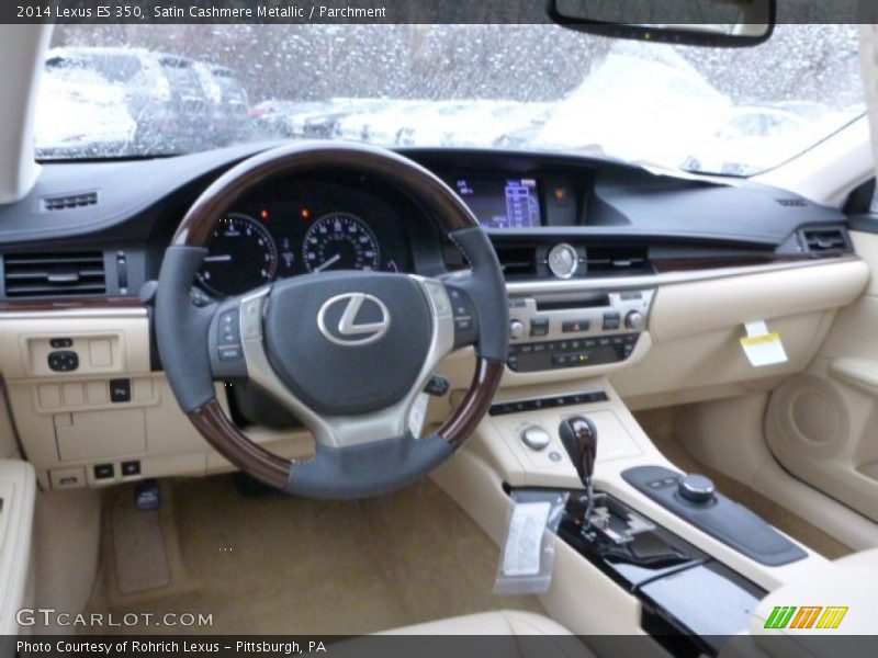 Satin Cashmere Metallic / Parchment 2014 Lexus ES 350