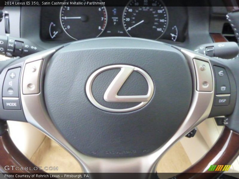 Satin Cashmere Metallic / Parchment 2014 Lexus ES 350