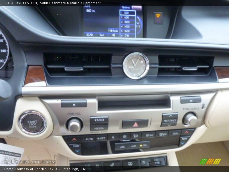 Satin Cashmere Metallic / Parchment 2014 Lexus ES 350