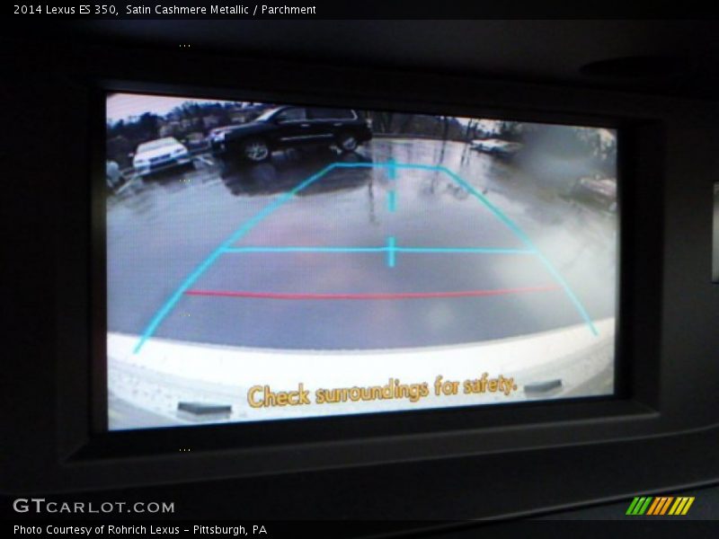 Satin Cashmere Metallic / Parchment 2014 Lexus ES 350