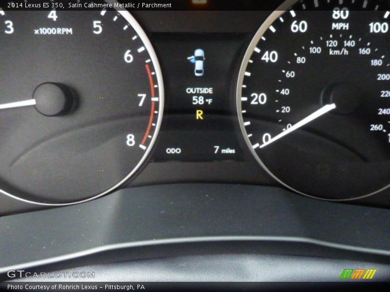 Satin Cashmere Metallic / Parchment 2014 Lexus ES 350