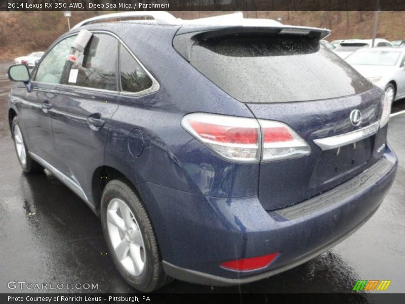 Deep Sea Mica / Parchment 2014 Lexus RX 350 AWD