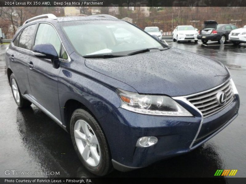 Front 3/4 View of 2014 RX 350 AWD