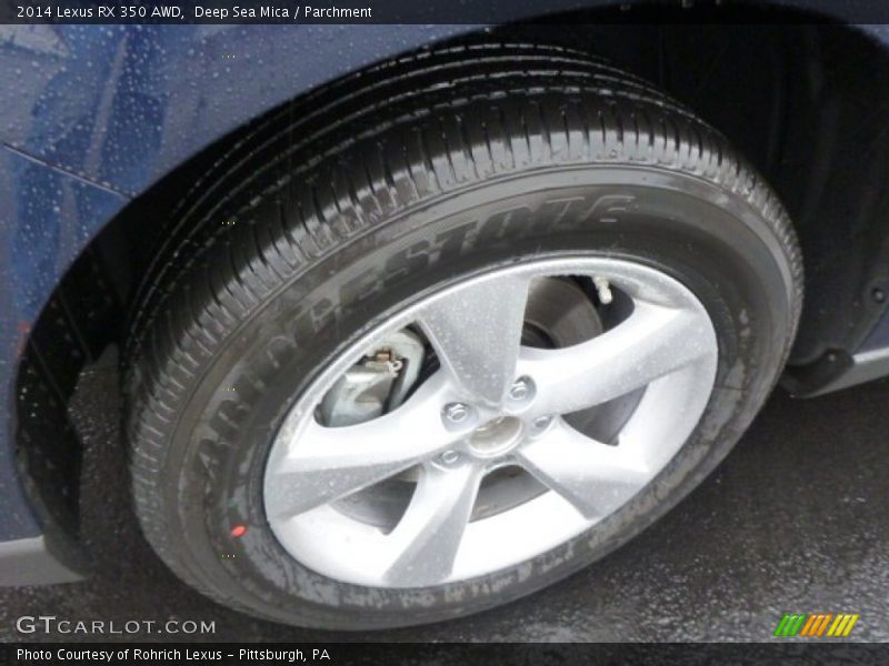 Deep Sea Mica / Parchment 2014 Lexus RX 350 AWD