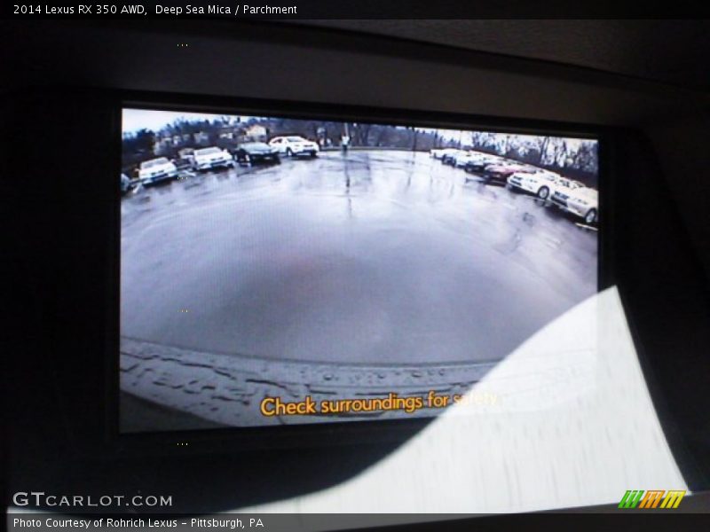 Deep Sea Mica / Parchment 2014 Lexus RX 350 AWD