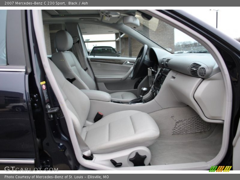 Black / Ash 2007 Mercedes-Benz C 230 Sport