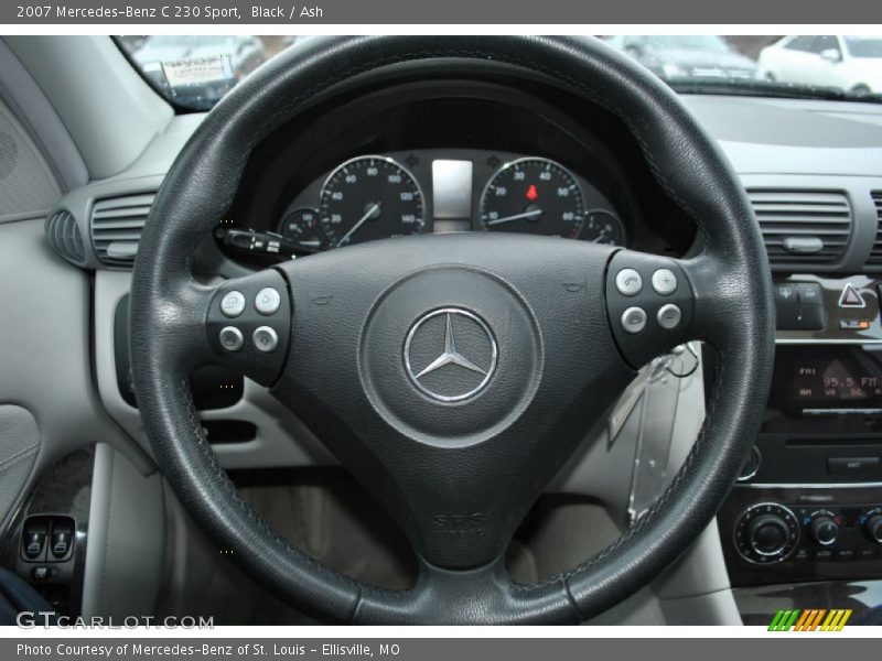 Black / Ash 2007 Mercedes-Benz C 230 Sport
