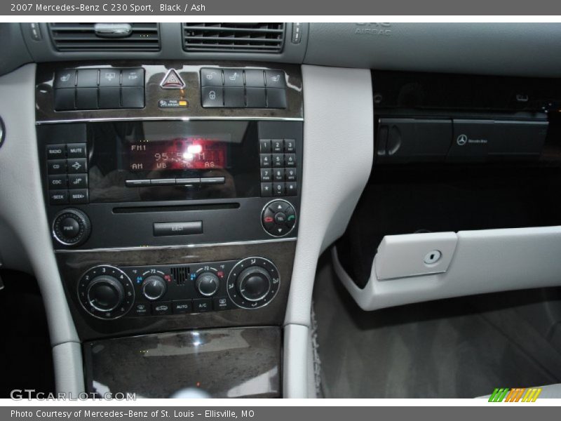 Black / Ash 2007 Mercedes-Benz C 230 Sport