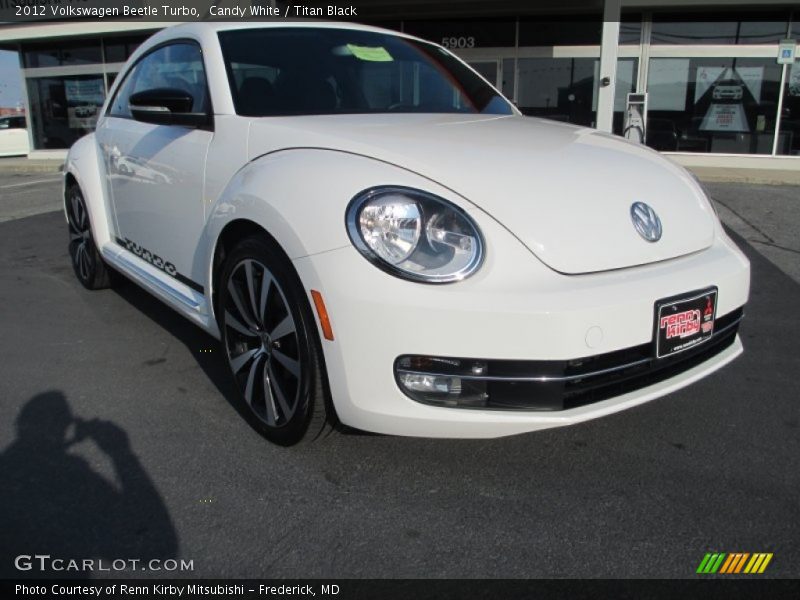 Candy White / Titan Black 2012 Volkswagen Beetle Turbo