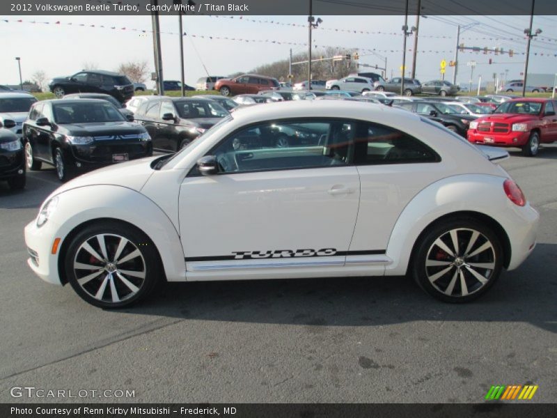 Candy White / Titan Black 2012 Volkswagen Beetle Turbo