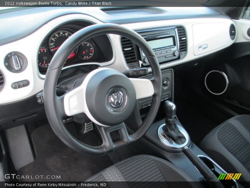 Candy White / Titan Black 2012 Volkswagen Beetle Turbo