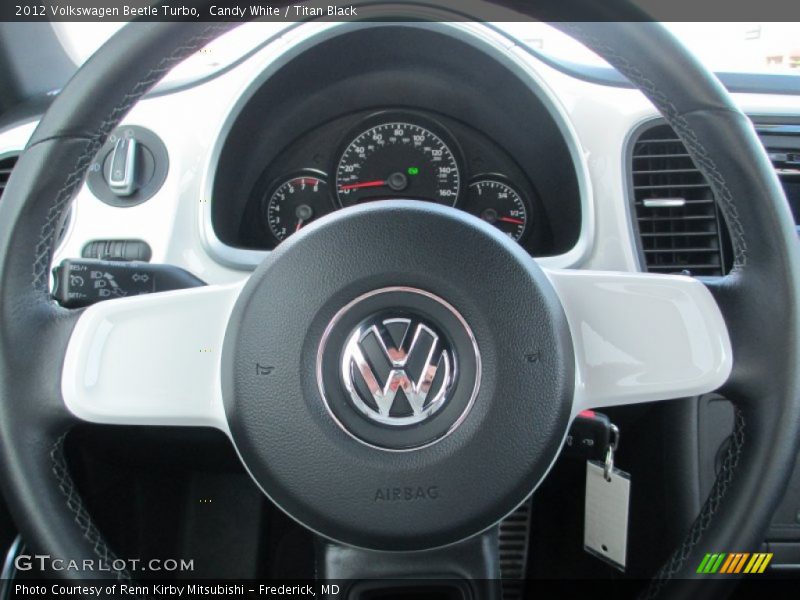 Candy White / Titan Black 2012 Volkswagen Beetle Turbo