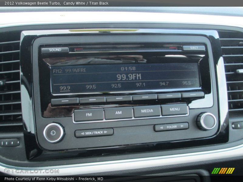 Candy White / Titan Black 2012 Volkswagen Beetle Turbo