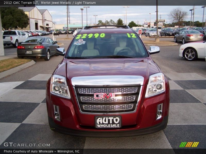 Merlot Jewel Metallic / Light Titanium 2012 GMC Terrain SLT