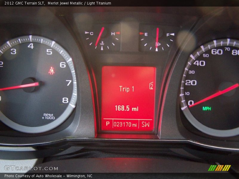 Merlot Jewel Metallic / Light Titanium 2012 GMC Terrain SLT