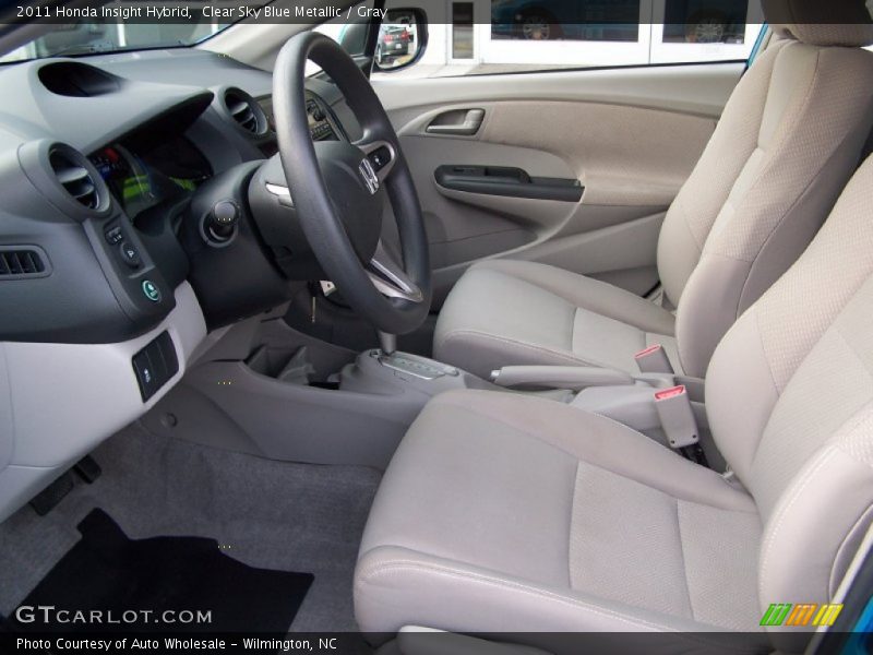 Clear Sky Blue Metallic / Gray 2011 Honda Insight Hybrid