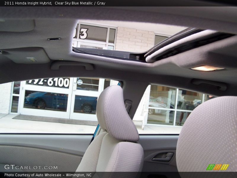 Clear Sky Blue Metallic / Gray 2011 Honda Insight Hybrid