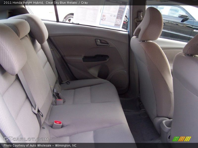 Clear Sky Blue Metallic / Gray 2011 Honda Insight Hybrid