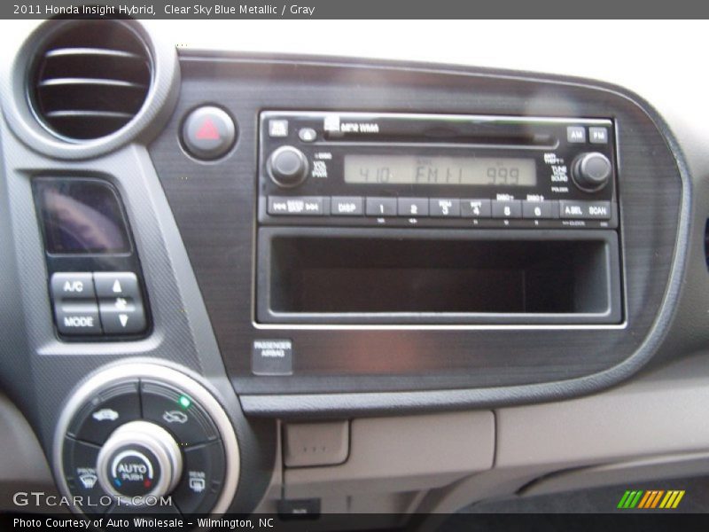 Clear Sky Blue Metallic / Gray 2011 Honda Insight Hybrid