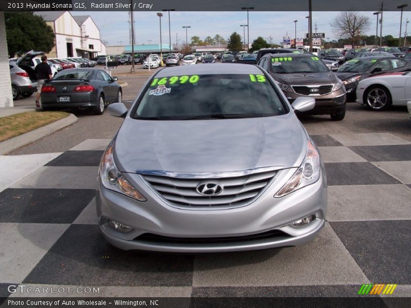 Radiant Silver / Gray 2013 Hyundai Sonata GLS