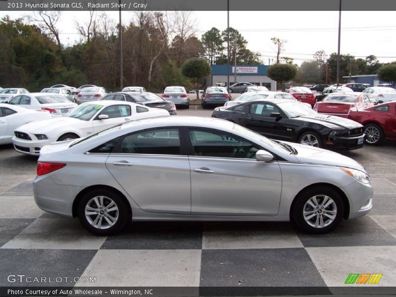 Radiant Silver / Gray 2013 Hyundai Sonata GLS