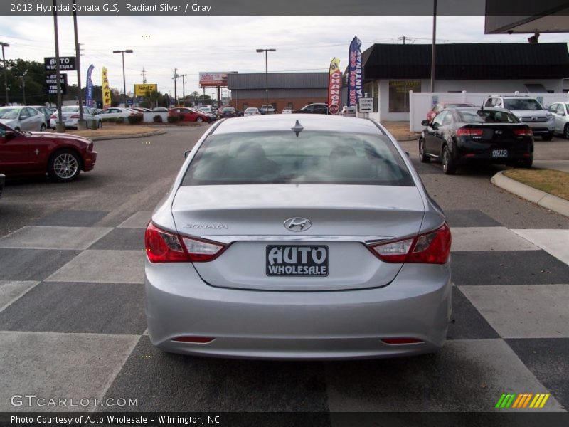 Radiant Silver / Gray 2013 Hyundai Sonata GLS