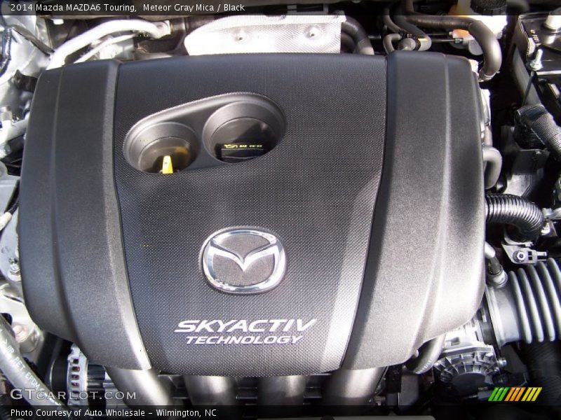 Meteor Gray Mica / Black 2014 Mazda MAZDA6 Touring