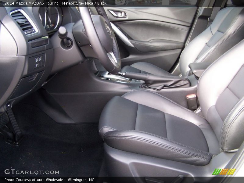 Meteor Gray Mica / Black 2014 Mazda MAZDA6 Touring