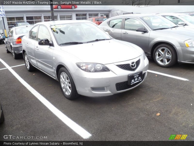 Sunlight Silver Metallic / Black 2007 Mazda MAZDA3 i Touring Sedan