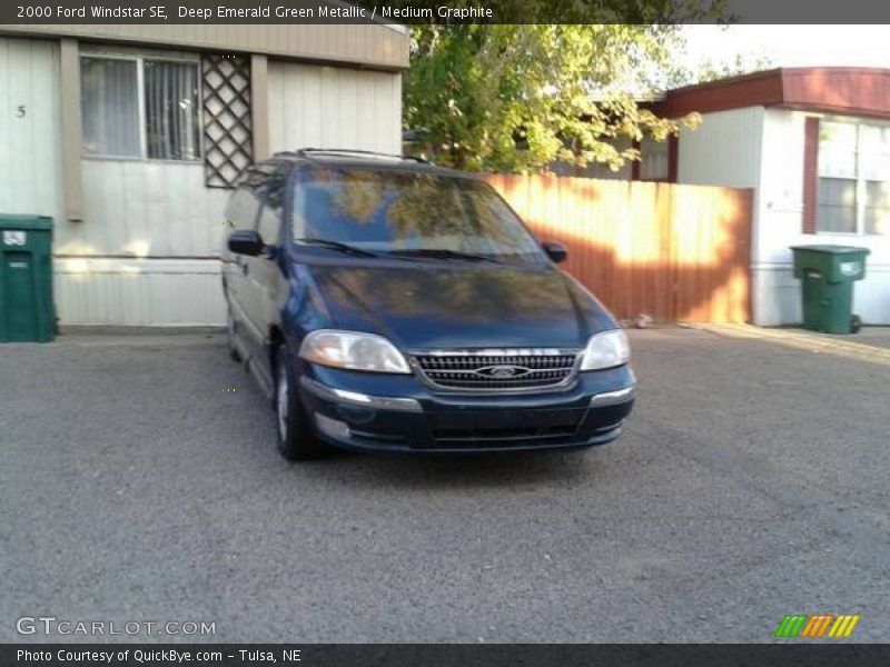 Deep Emerald Green Metallic / Medium Graphite 2000 Ford Windstar SE