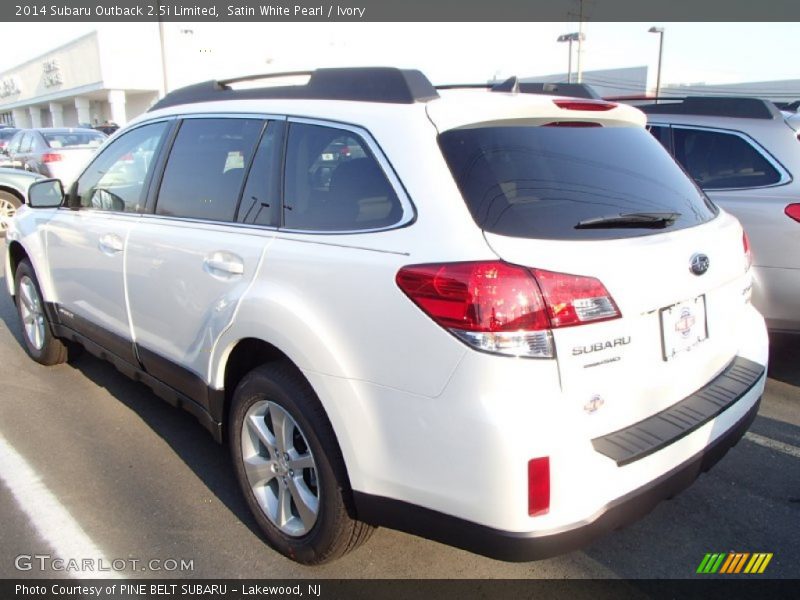 Satin White Pearl / Ivory 2014 Subaru Outback 2.5i Limited